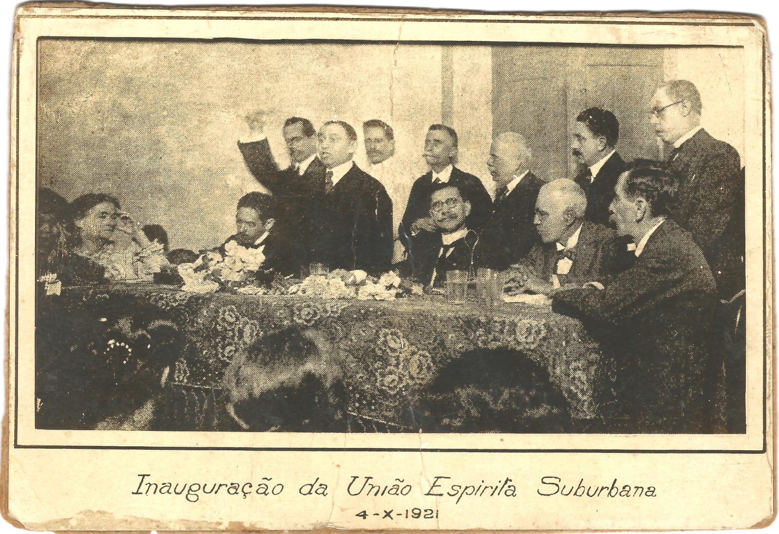 Palestra de Vianna de Carvalho na inauguração do atual prédio da UES, em 04 de Outubro de 1921